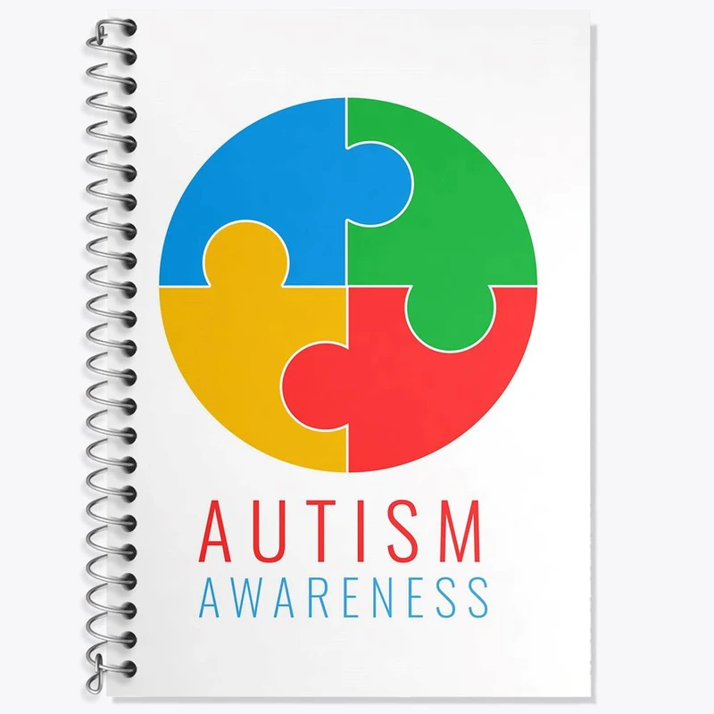 دفتر لغت 50 برگ خندالو مدل اتیسم Autism کد 26728