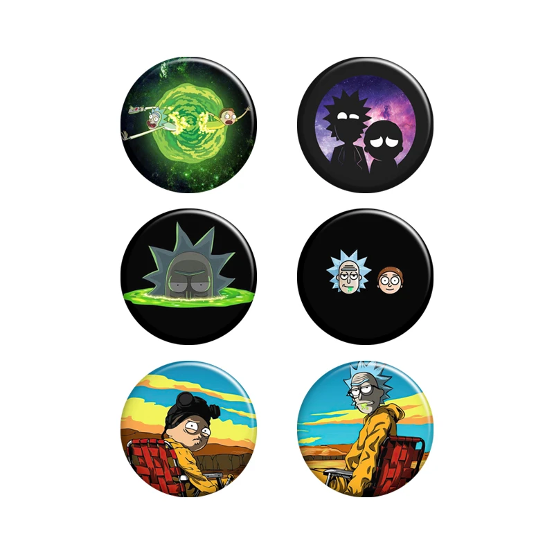 پیکسل ابیگل طرح سریال ریک و مورتی Rick and Morty کد 035 مجموعه 6 عددی