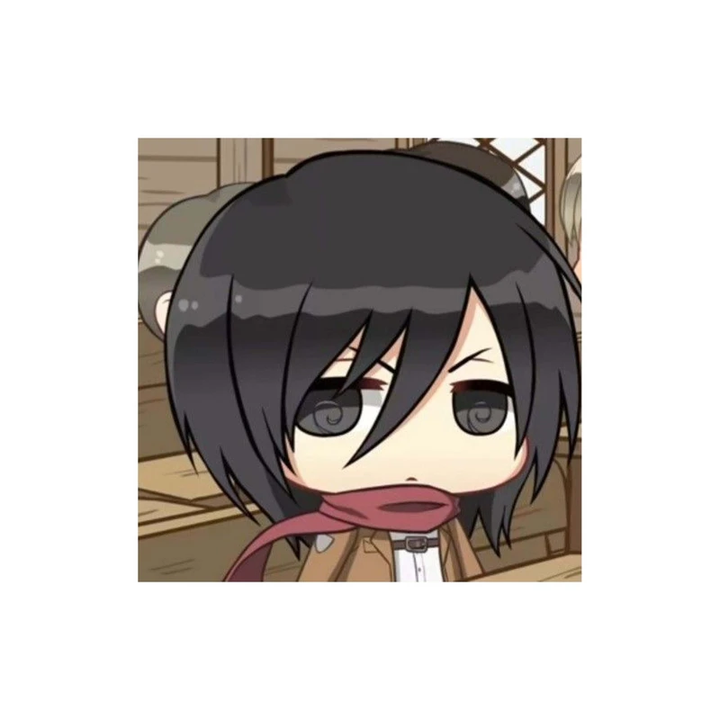 استیکر لپ تاپ و موبایل مدل انیمه طرح حمله به تایتان میکاسا آکرمن Attack on Titan Mikasa Ackerman کد 4619