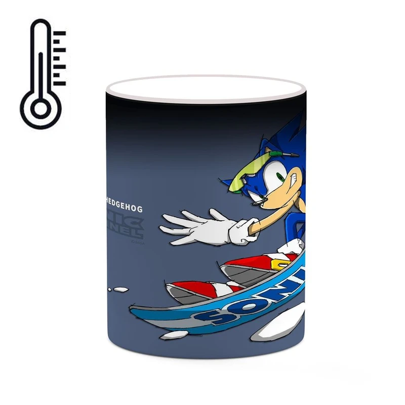 ماگ حرارتی کاکتی مدل بازی سونیک Sonic The Hedgehog کد mgh30227
