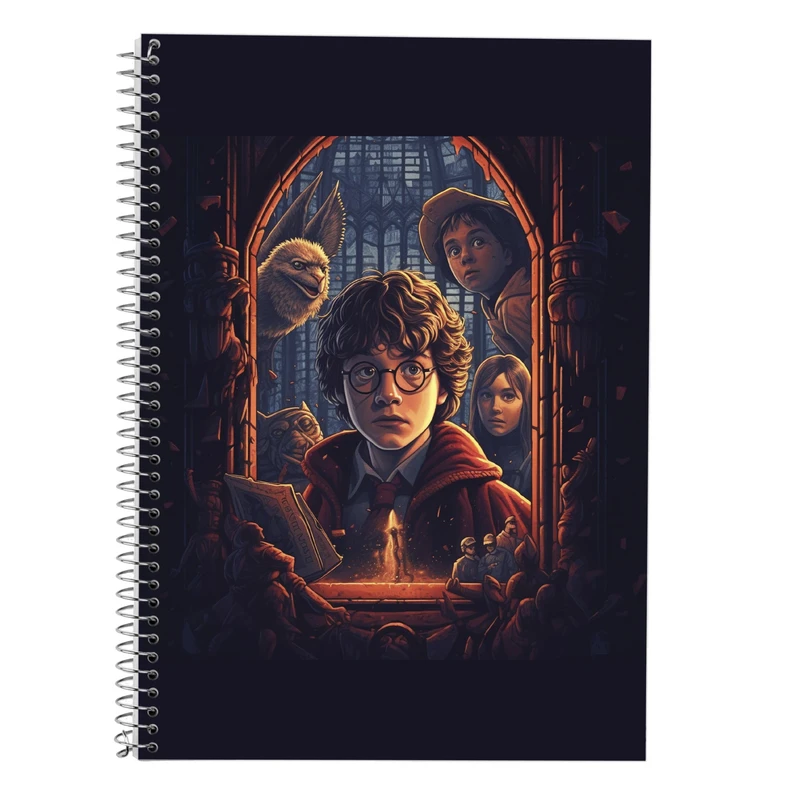 دفتر لغت 50 برگ مدوپد طرح هری پاتر harrypotter کد DF10316