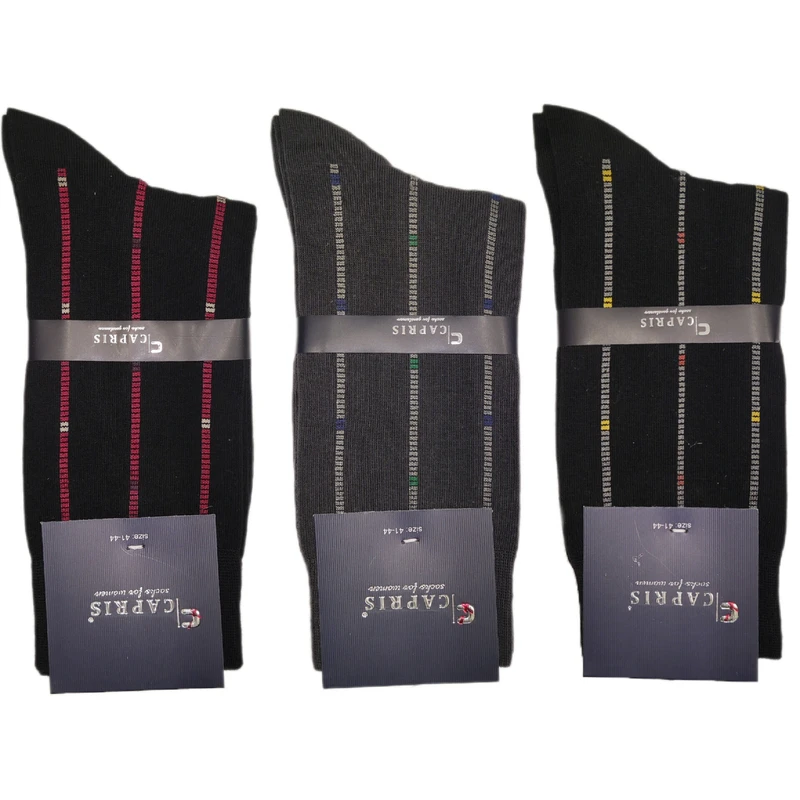 جوراب ساق بلند مردانه مدل ۱۰۰۰۱ بسته سه عددی 