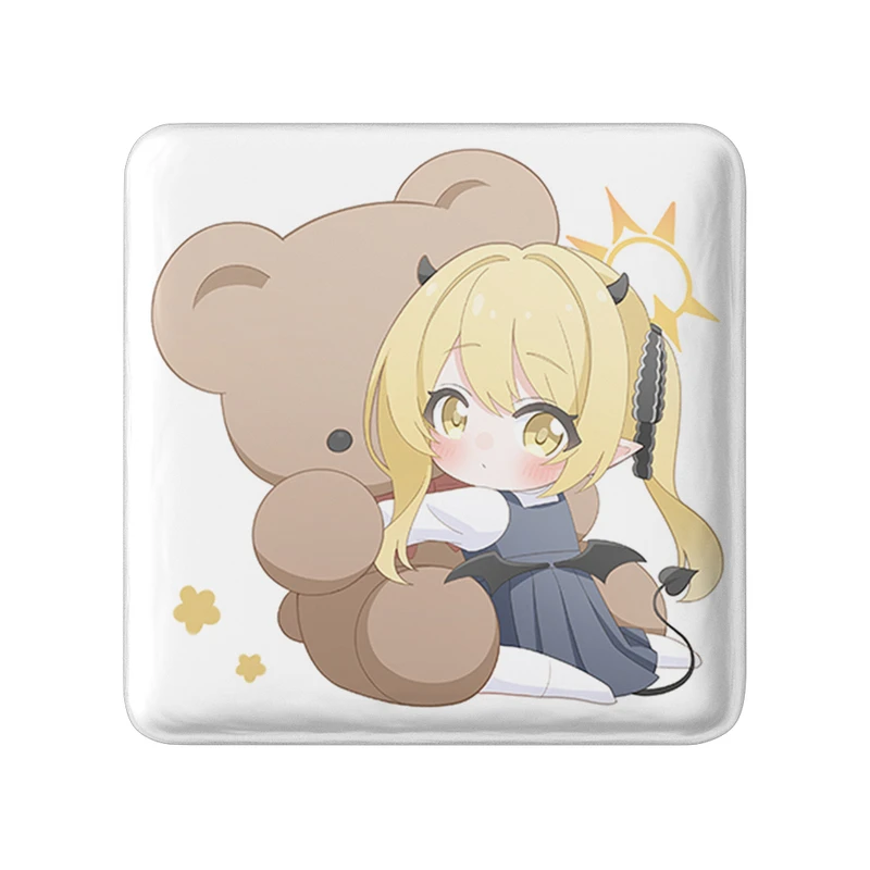 پیکسل خندالو طرح بازی آرشیو آبی (Blue Archive) مدل مربعی کد 34350