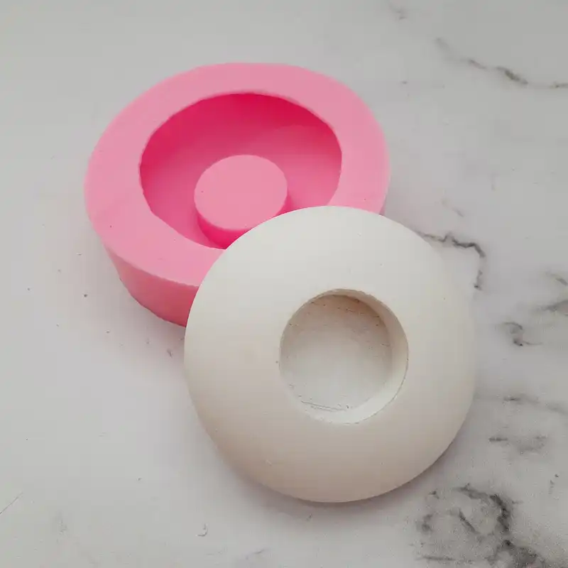 قالب شمع سیلیکونی مدل وارمر عدسی بزرگ