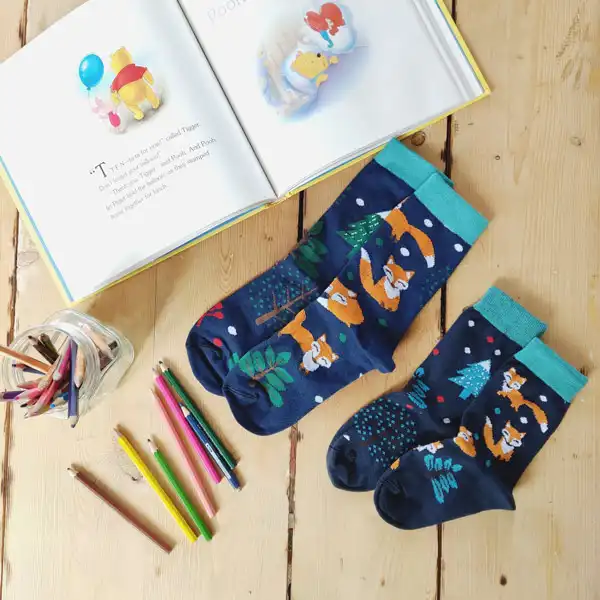 جوراب دخترانه ال سون مدل مادر و کودک کاج کد PH544.2 مجموعه 2 عددی