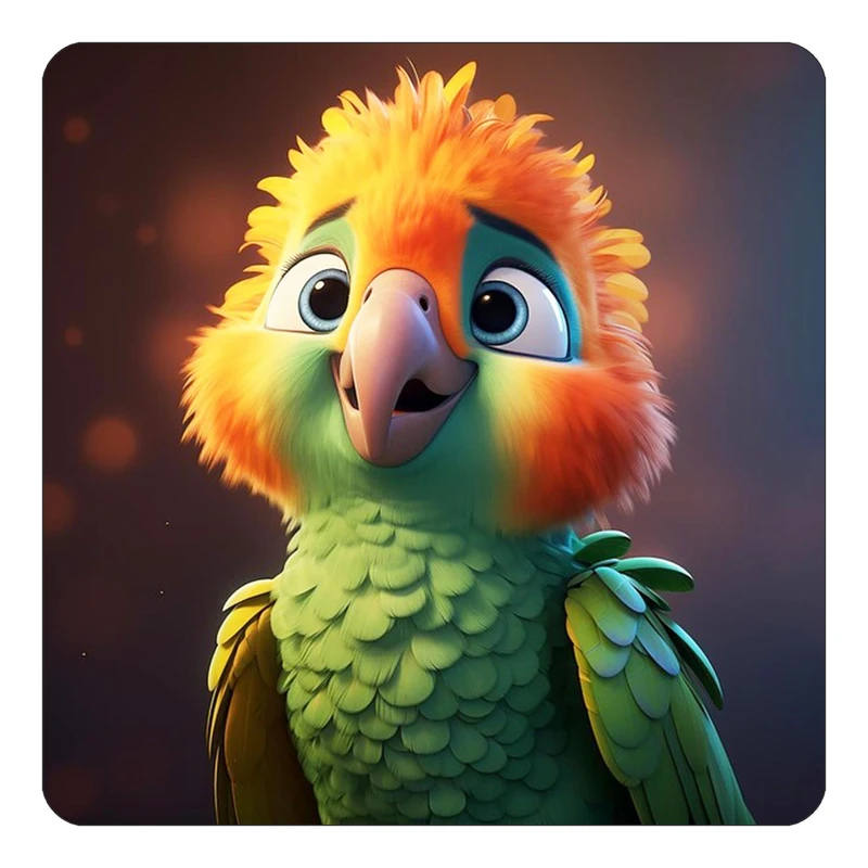 مگنت کاکتی طرح حیوانات رنگی مدل mp26077