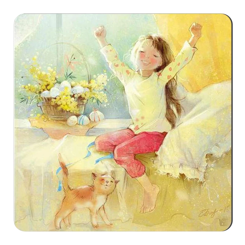 مگنت طرح دختر و صبح عید کد NIM2197