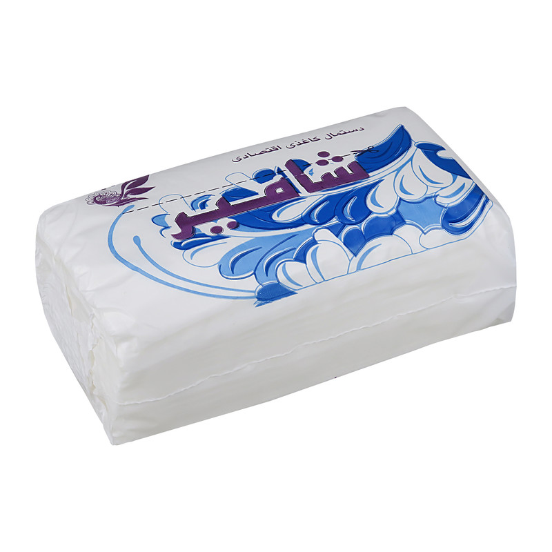 دستمال کاغذی ۱۰۰ برگ دولایه شامیر مدل 01 بسته ۱۰ عددی