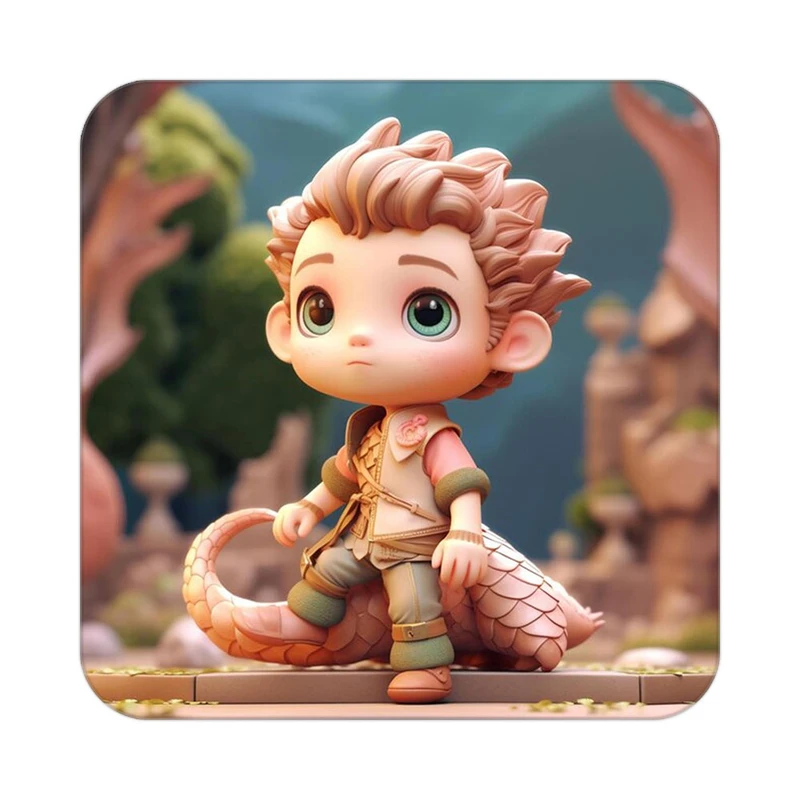 زیر لیوانی کاکتی طرح شازده کوچولو مدل mp34135