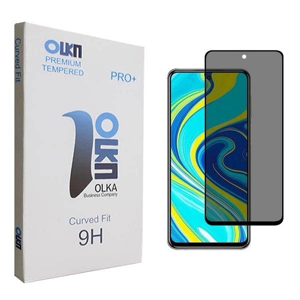 محافظ صفحه نمایش حریم شخصی الکا مدل +PRO مناسب برای گوشی موبایل شیائومی Note 9s