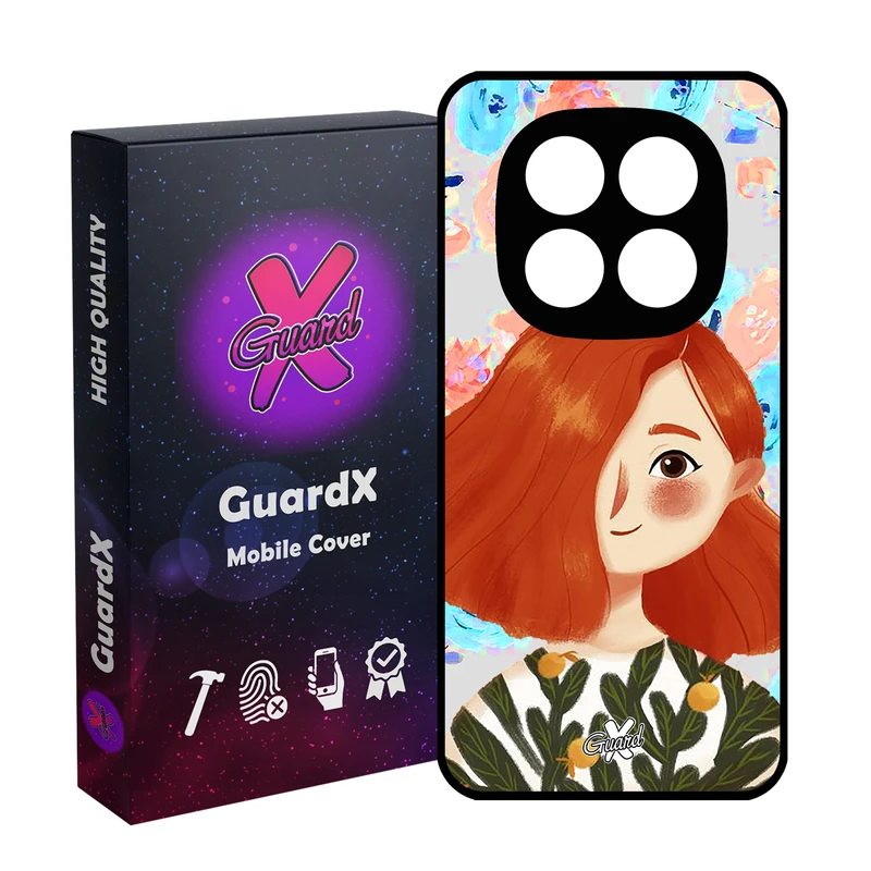 کاور گارد ایکس طرح دختر مدل 10324 مناسب برای گوشی موبایل شیائومی Redmi Note 14 Pro 4G