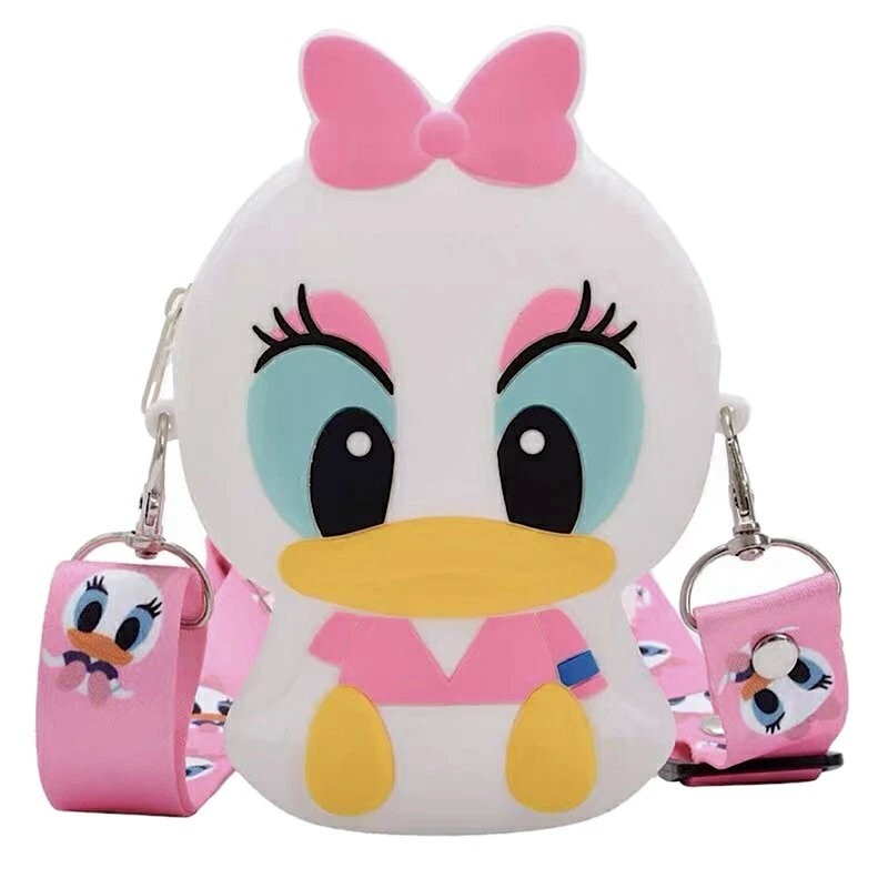 کیف رودوشی دخترانه مدل سیلیکونی فانتزی طرح اردک زبله