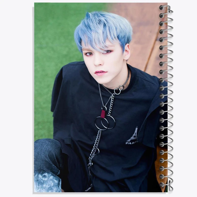 دفتر مشق 50 برگ خندالو مدل ورنون گروه سونتین Seventeen  کد 12507