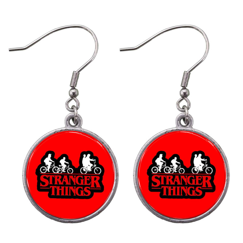 گوشواره دخترانه مدل استرنجز تینگز کد 46