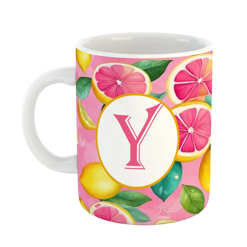ماگ پادآفرین مدل میوه طرح حرف Y کد 41