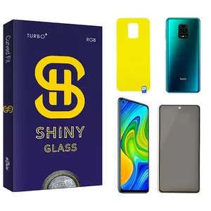 Atouchbo Shiny Privacy Screen Protector For xiaomi redmi note 9s With Back Protector