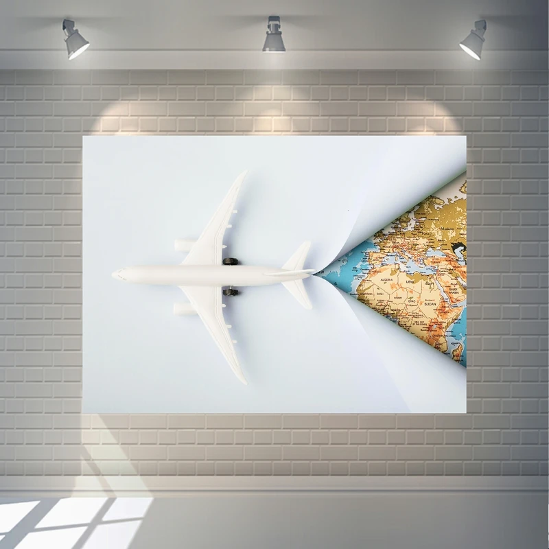 تابلو بوم طرح آژانس هواپیمایی مدل SDB4542