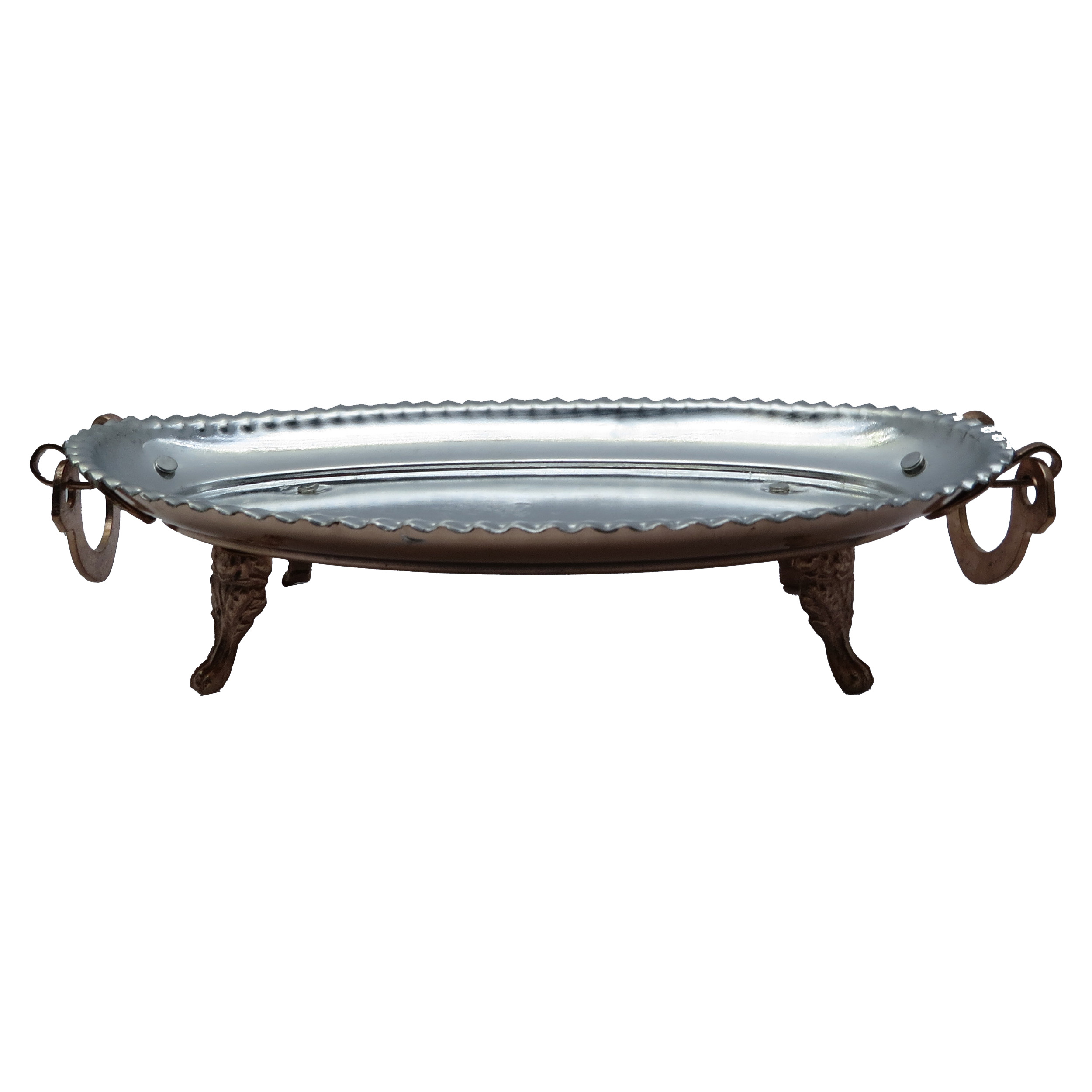  مرغ خوری مسی مدل پایه کوتاه کد MK101