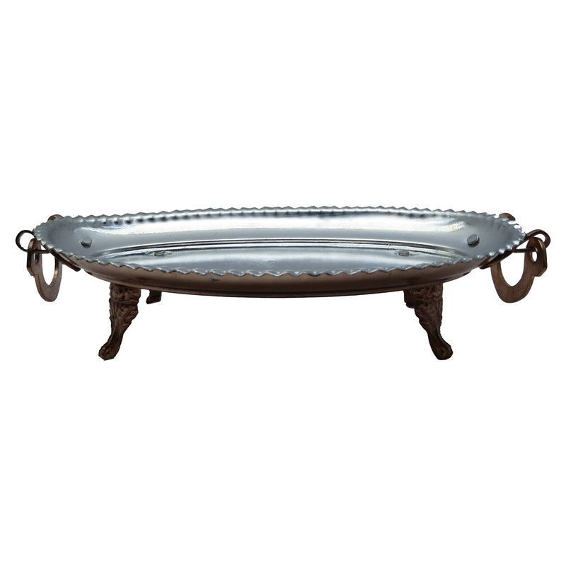 	 مرغ خوری مسی مدل پایه کوتاه کد MK101