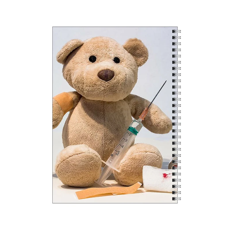 دفتر مشق 50 برگ بامبیلیپ طرح خرس دکتر کد 0183297