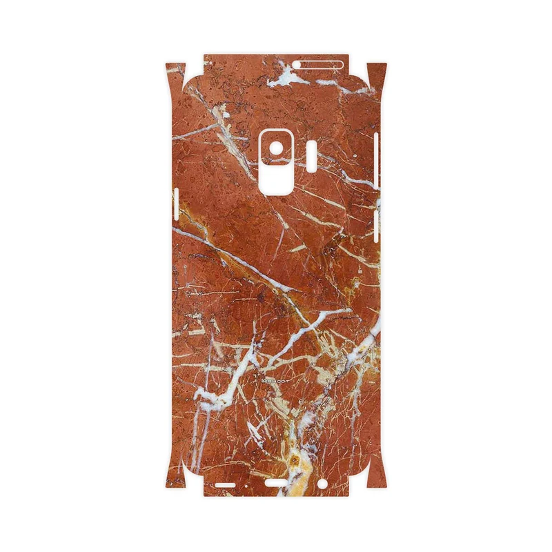 برچسب پوششی ماهوت مدل Red Marble-FullSkin مناسب برای گوشی موبایل سامسونگ Galaxy S9