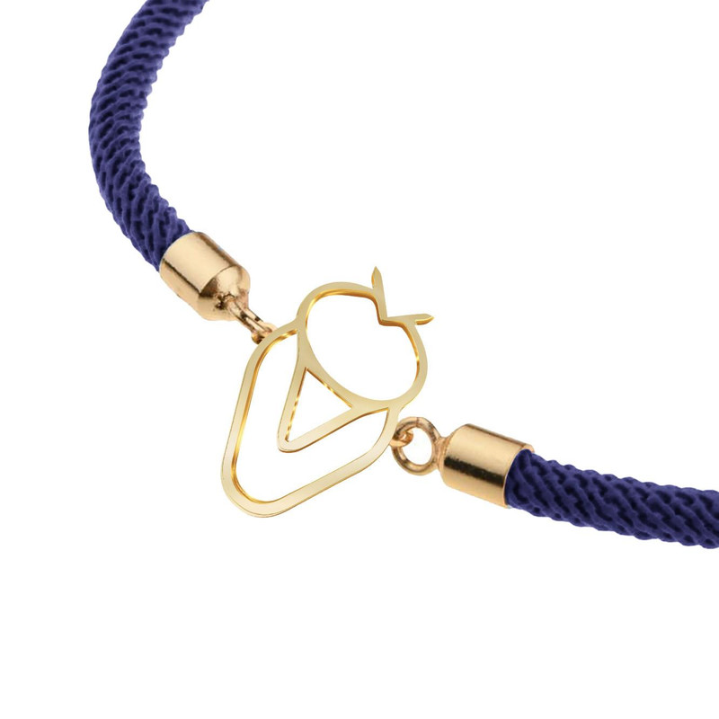 دستبند طلا 18 عیار زنانه مدوپد مدل جغد کد D15-10195