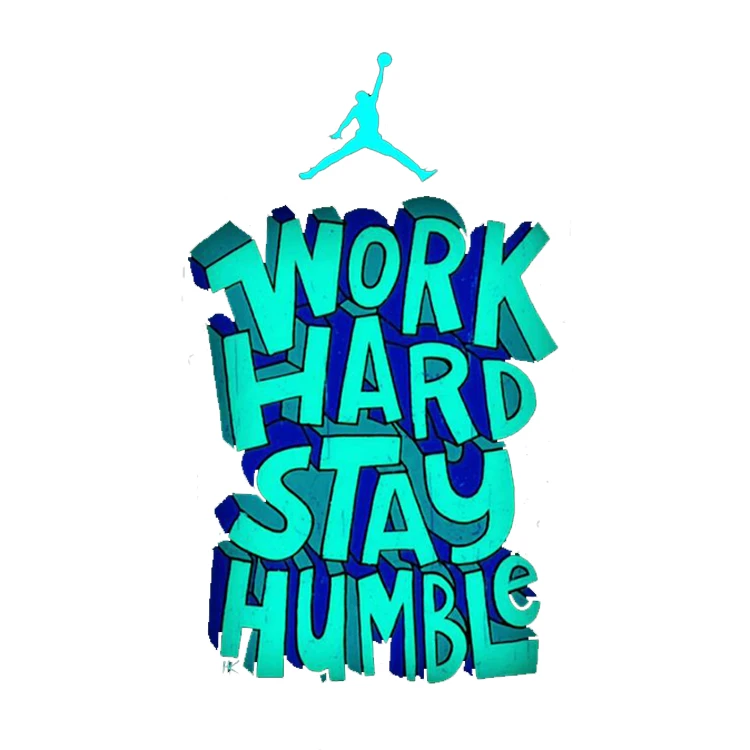 استیکر پارچه و لباس پاد آفرین مدل کلمه انگلیسی کد 1589