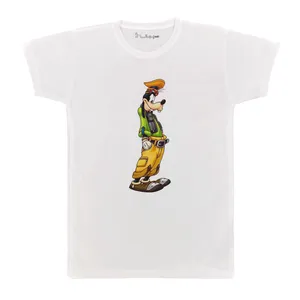 تی شرت آستین کوتاه بچگانه پرمانه طرح گوفی کد pmt.7724