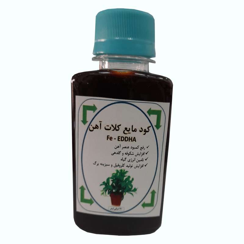 کود مایع کلات آهن 6 درصد رویش پلاس مدل 09 حجم 120 میلی لیتر