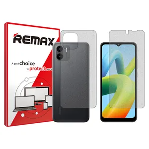 Remax Resistant model matte screen protector suitable for Xiaomi Redmi A1 Plus mobile phone along with the back protector