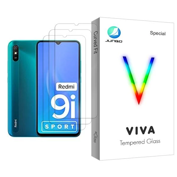 محافظ صفحه نمایش جانبو مدل Viva Glass MIX003 مناسب برای گوشی موبایل شیائومی Redmi 9i Sport بسته سه عددی