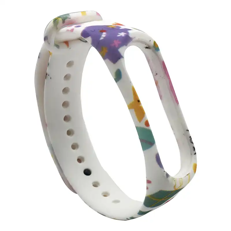 بند مدل HAPPY01 مناسب برای مچ بند هوشمند شیائومی Mi Band 3 /Mi Band 4