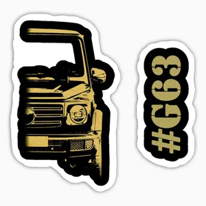 استیکر لپ تاپ و موبایل بووم طرح ماشین مدل Off Road G63 کد AG22