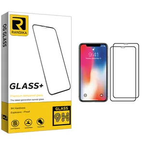 Randika GLD Screen Protector For Apple iPhone X Pack Of 2