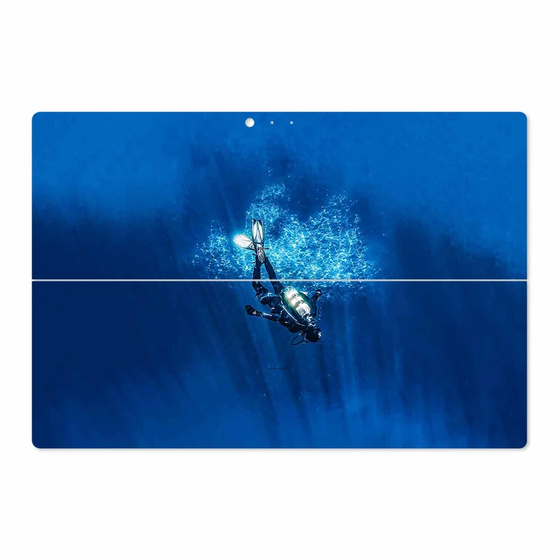 برچسب پوششی ماهوت مدل Scuba Diving مناسب برای تبلت مایکروسافت Surface Pro 3 2014