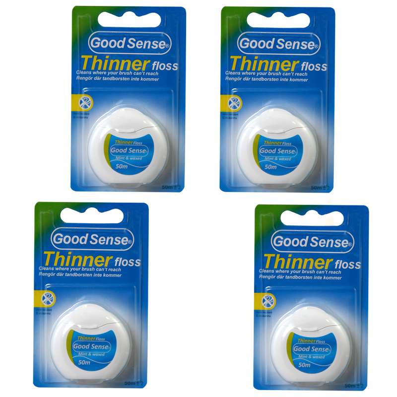 نخ دندان گود سنسی مدل Thinner بسته 4 عددی