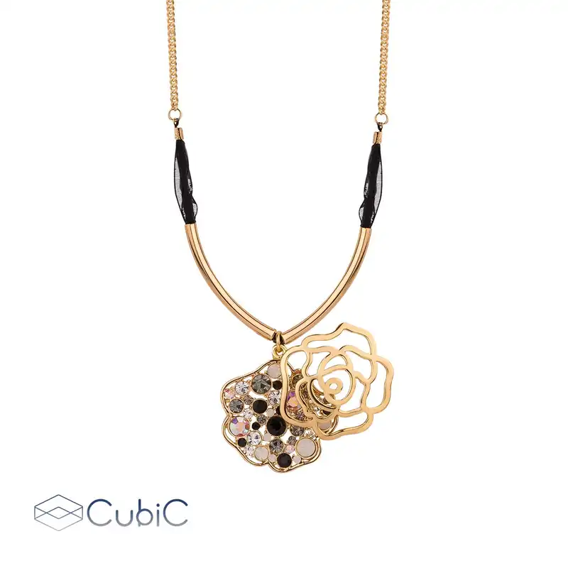 گردنبند زنانه کوبیک مدل QN-081008