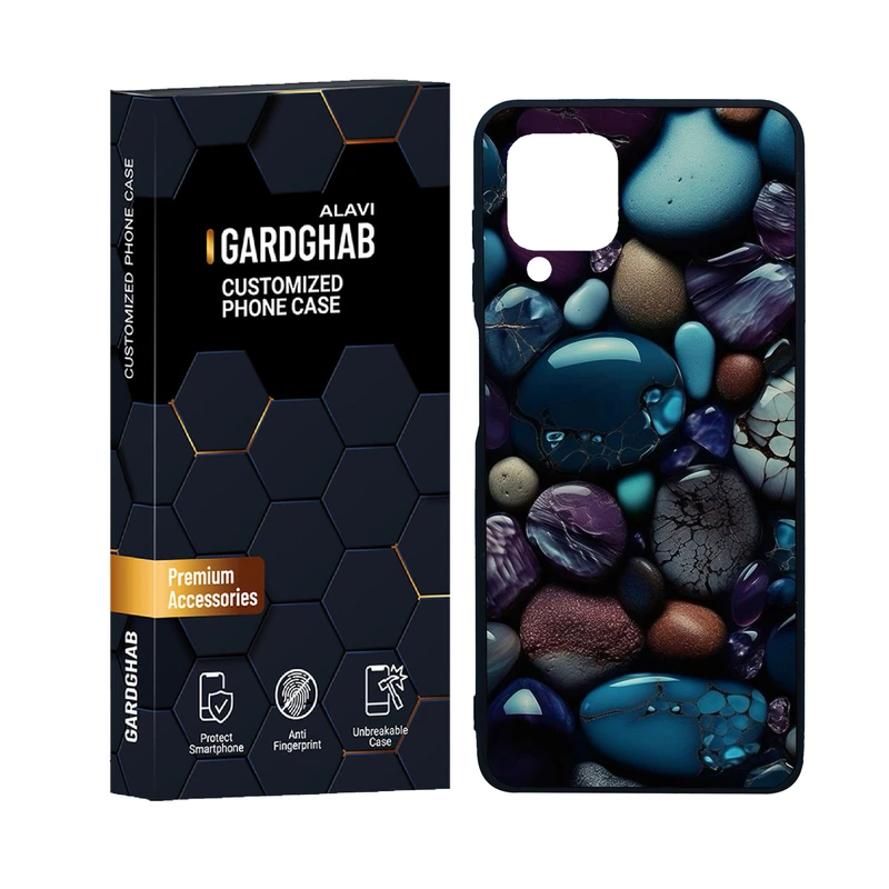 کاور گارد قاب علوی مدل دور ژله ای هنری مناسب برای گوشی موبایل سامسونگ Galaxy M32 4G