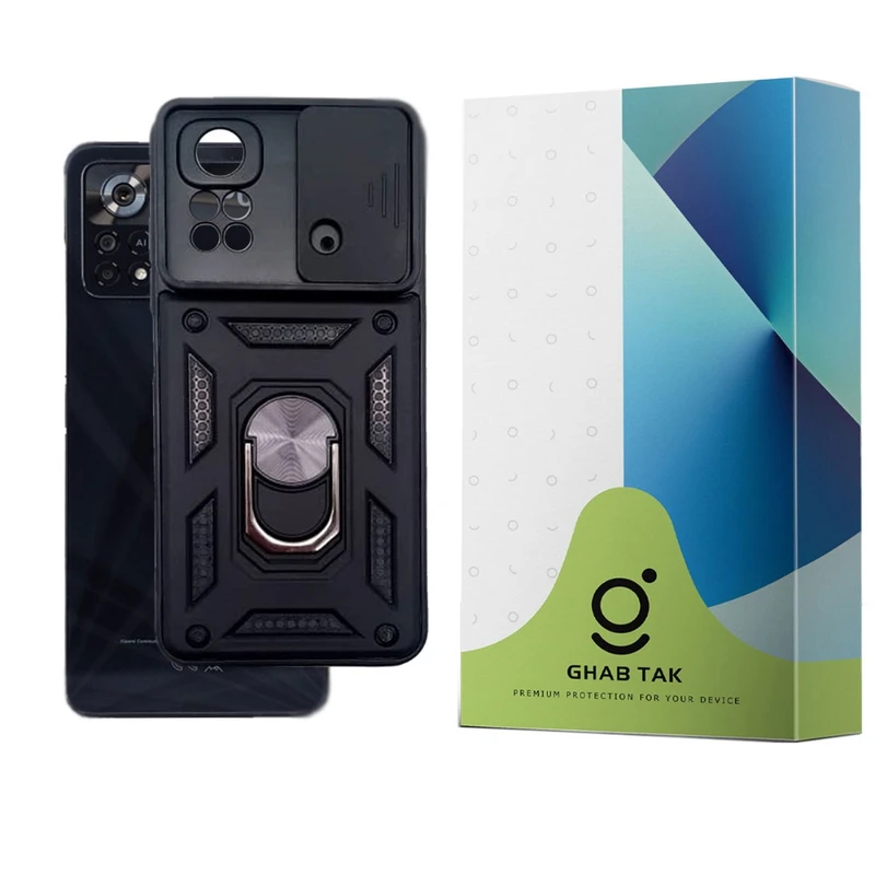 کاور قاب تک مدل استندی کد Guard-08 مناسب برای گوشی موبایل شیائومی Poco M4 Pro 4G