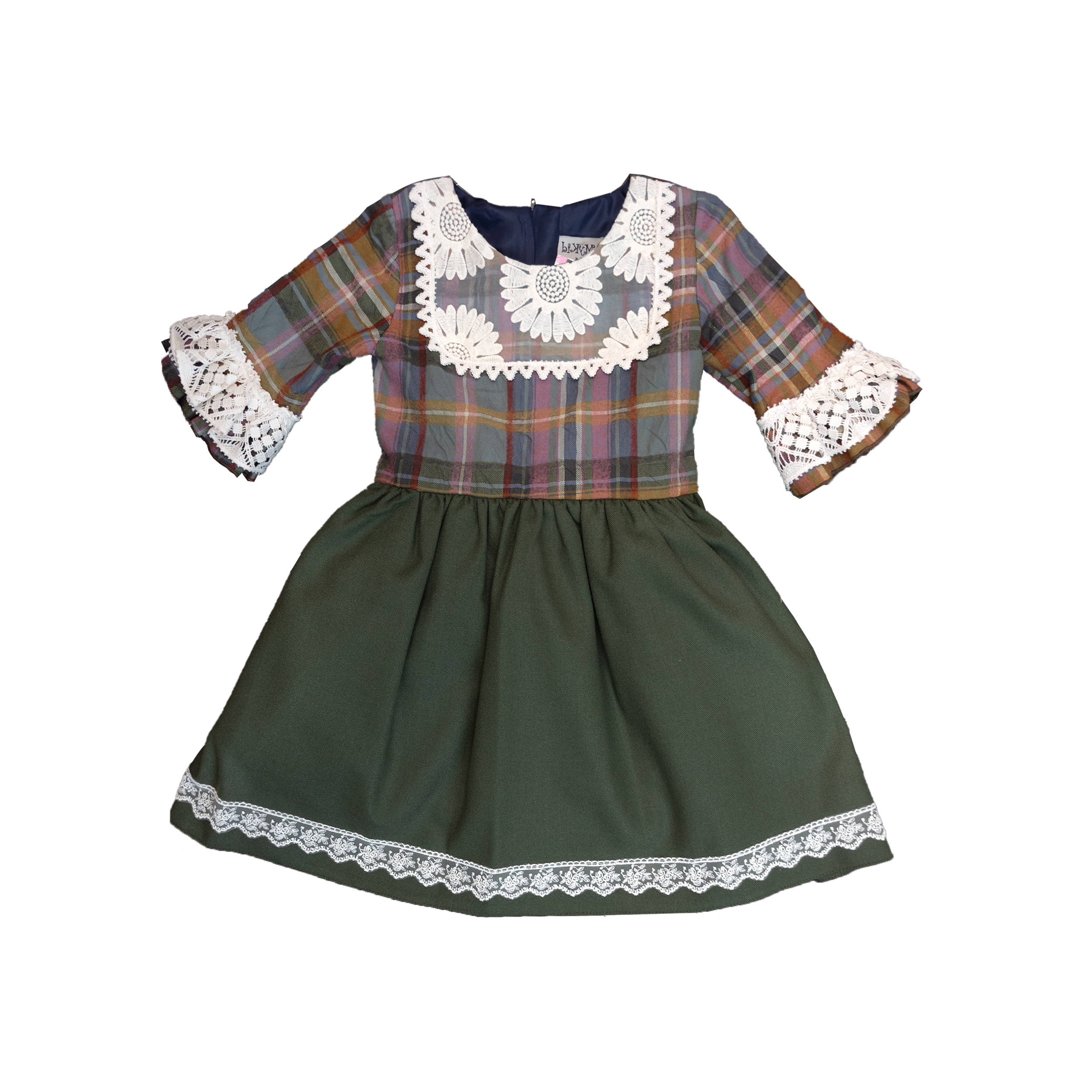 پيراهن دخترانه ماي کيد مدل روناک کد 4289-2