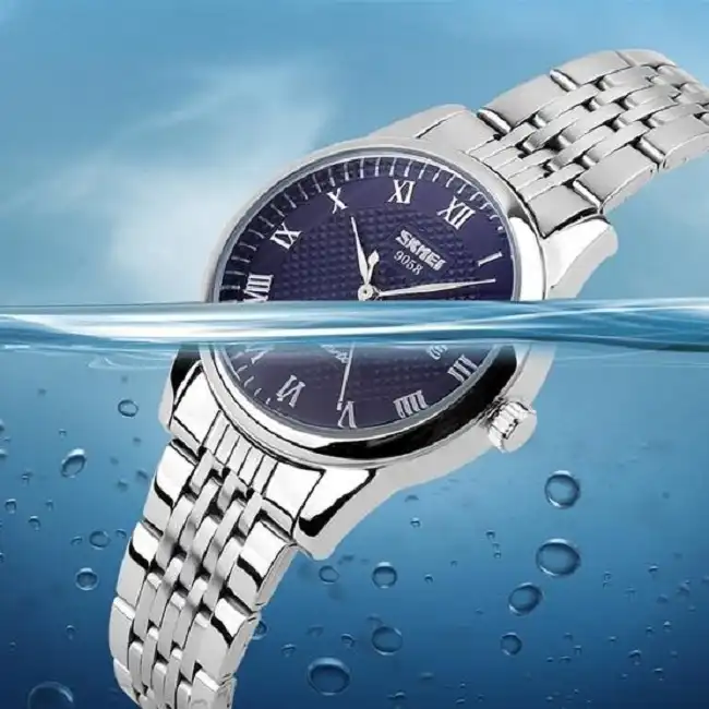 ست ساعت مچی عقربه ای زنانه و مردانه اسکمی مدل 9058BU