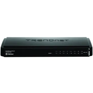 سوییچ 16 پورت 10/100 دسکتاپی ترندنت مدل TE100-S16D