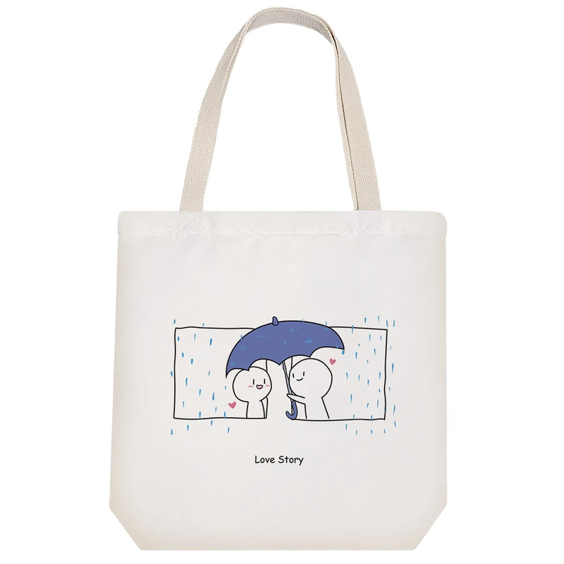 ساک خرید خندالو طرح عاشقانه کد H158