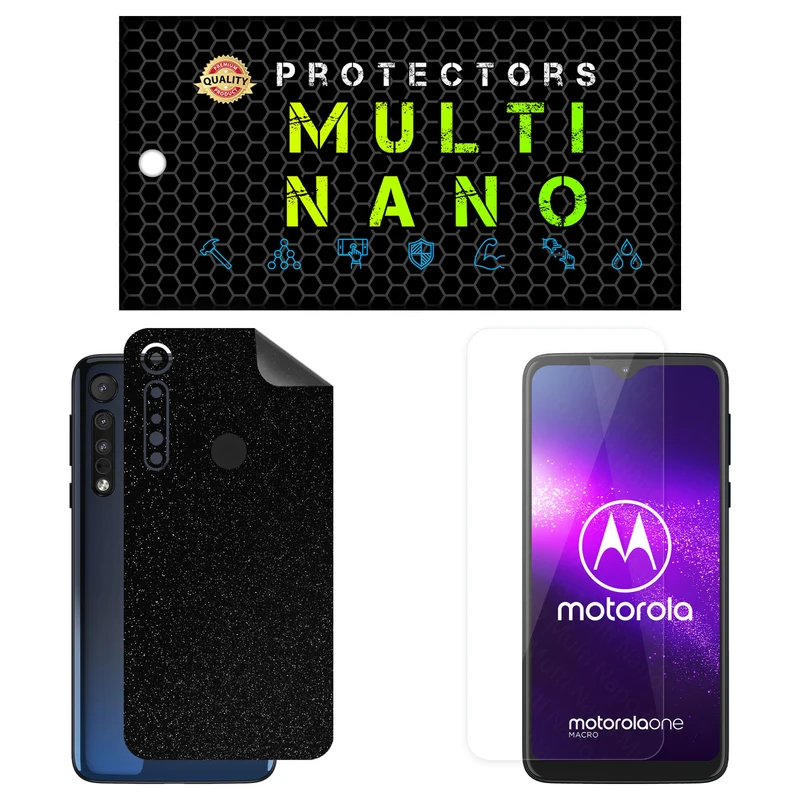 محافظ صفحه نمایش مولتی نانو مدل X-SFG مناسب برای گوشی موبایل موتورولا One Macro به همراه برچسب پوششی