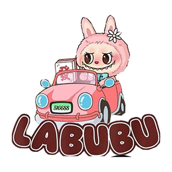 استیکر پارچه و لباس پاد آفرین طرح لبوبو کد 4702