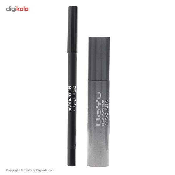کیت ریمل حجم دهنده بی یو مدل Power Volume به همراه مداد چشم مدل Soft Liner 610