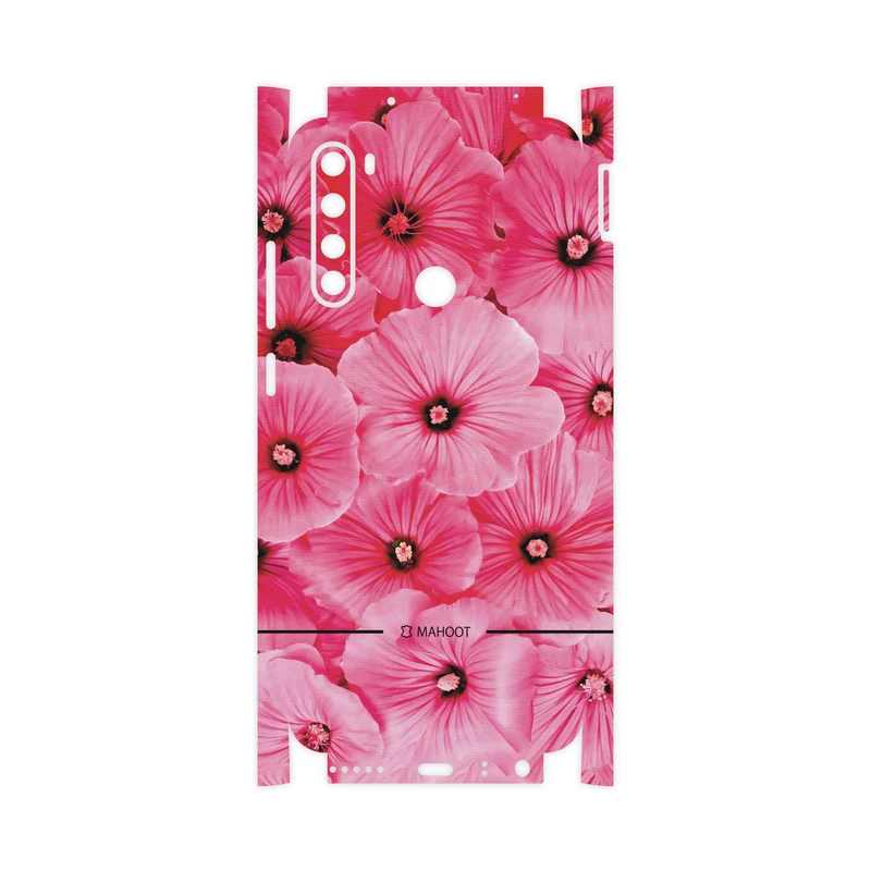 برچسب پوششی ماهوت مدل Pink-Flower-FullSkin مناسب برای گوشی موبایل شیائومی Redmi Note 8