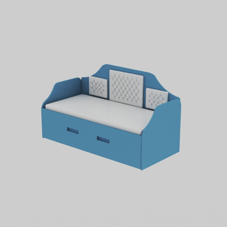 تخت خواب یک نفره مدل میزبان و میهمان سایز 200x90 سانتی متر