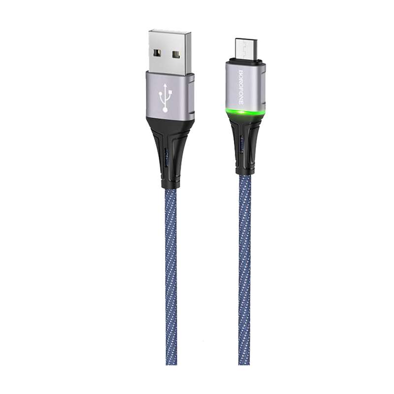 کابل تبدیل USB به microUSB  بروفون مدل BU25 طول 1.2 متر