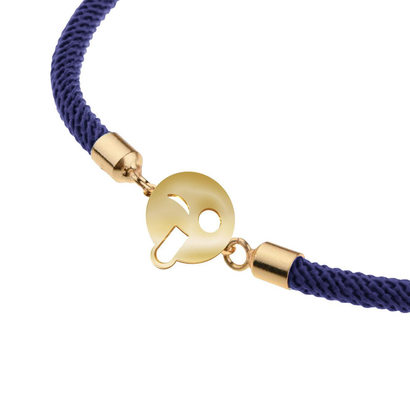 دستبند طلا 18 عیار زنانه مدوپد مدل ایموجی کد D15-10111